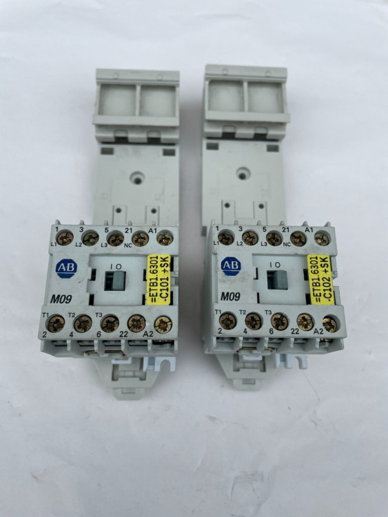 ALLEN BRADLEY 100-M09NZ-31 CONTACTOR 9AMP DC BODY ONLY NO COIL