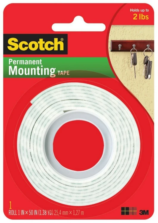 3M 6296 PRICE / EA, MINBUY(500), MOUNTING BASE (BAGGED) 1" X 1"