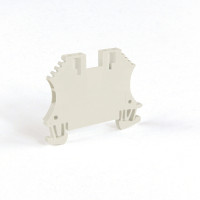 ALLEN BRADLEY 1492-J2Q IEC 1-CIRCUIT FEED-THROUGH BLOCK, 2 CONNECTION POINTS ON EACH SIDE, 1.5MM MAX. WIRE, GRAY, 00