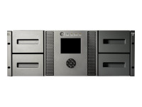 HP MSL4048 2Drv LTO5 8 Gb FC RM Lib (incl. 2 Drives Ultrium3000; 1,5/3TB; 48 Slots; brcd rdr; no cable; 4U rack, RoHS; LC connector)
