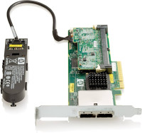HP Smart Array P411/512 MB with BBWC Controller RAID 0,1,1+0,5,5+0 (8 link: 2 ext (SFF8088) ports SAS) PCI-E x8, incl. h/h & f/h. Brckts