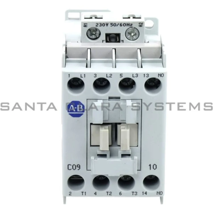ALLEN BRADLEY 100-C09KF10 CONTACTOR, SCREW TERMINALS, 4KW/400V, COIL 2 TERMINALS, COIL TERMINALS AT LINE SIDE, CONTROL VOLTAGE 230V 50/60HZ, 1 N.O. AUXILIARY CONTACT, SINGEL PACK ALLEN BRADLEY 100-C09KF10 CONTACTOR, SCREW TERMINALS, 4KW/400V, COIL 2 TERMINALS, COIL TERMINALS AT LINE SIDE, CONTROL VOLTAGE 230V 50/60HZ, 1 N.O. AUXILIARY CONTACT, SINGEL PACK