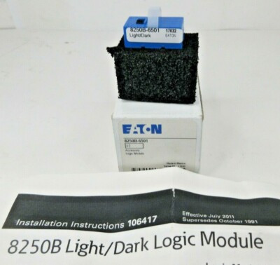 EATON CORPORATION 8250B-6501 PHOTOELECTRIC LOGIC MODULE EATON CORPORATION 8250B-6501 PHOTOELECTRIC LOGIC MODULE
