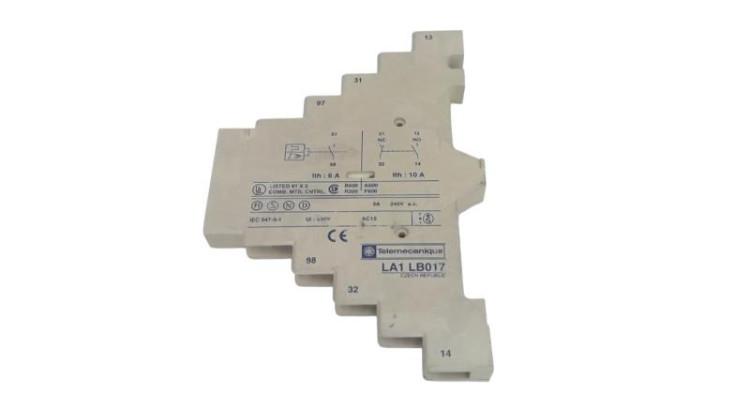 GROUPE SCHNEIDER LA1-LB017 AUXILIARY CONTACT BLOCK 10AMP 1NO/1NC PLUS 1NC GROUPE SCHNEIDER LA1-LB017 AUXILIARY CONTACT BLOCK 10AMP 1NO/1NC PLUS 1NC
