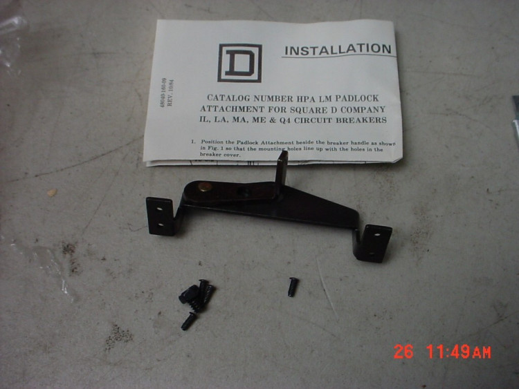 GROUPE SCHNEIDER HPA-LM  HANDLE LOCKOFF KIT FOR LA/MA FRAMES