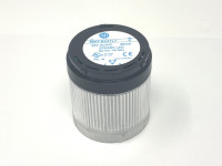ALLEN BRADLEY 855T-B24TL7 CONTROL TOWER STACK LIGHT, BLACK HOUSING, 24V AC/DC FULL VOLTAGE, CLEAR STEADY LED (SOCKET MOUNT)