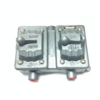 ALLEN BRADLEY 600-TCX9 MANUAL STARTING SWITCH, TOGGLE TYPE, TYPE 4/4X WATERTIGHT, CORROSION-RESISTANT ENCLOSURES STAINLESS STEEL