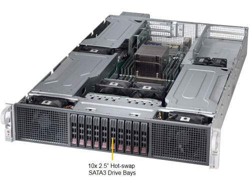 Платформа серверная SuperMicro SYS-2028GR-TRH x10 SYS-2028GR-TRH Платформа серверная SuperMicro SYS-2028GR-TRH x10 SYS-2028GR-TRH