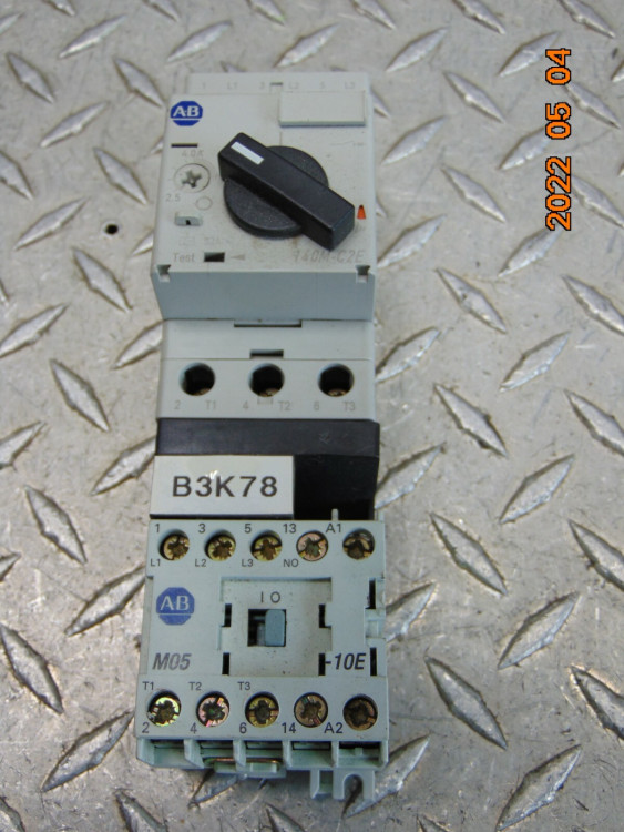 ALLEN BRADLEY 190E-MNZ242-CB40X MINIATURE ECO STARTER, 2.5 - 4 A, 24V DC ALLEN BRADLEY 190E-MNZ242-CB40X MINIATURE ECO STARTER, 2.5 - 4 A, 24V DC
