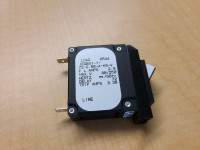 AIRPAX IEGBX1172500M3V CIRCUIT BREAKER, HYD-MAG, 1P, 250V, 5A; INPUT VOLTAGE VAC:250V; NO. OF POLES:1; CURRENT RATING:5A; INTERRUPTING CAPACITY:7.5KA; DIELECTRIC STRENGTH:3.