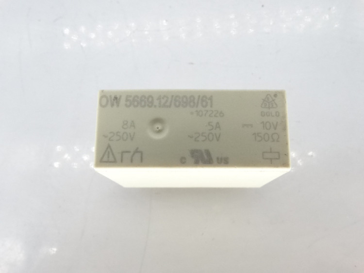 DOLD OW-5669.12/698/61... RELAY 8AMP 10V 150OHM 8PIN DOLD OW-5669.12/698/61... RELAY 8AMP 10V 150OHM 8PIN