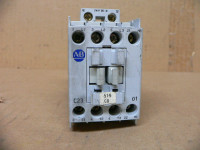 ALLEN BRADLEY 100-C23ZJ01 CONTACTOR, SCREW TERMINALS, 11KW/400V, COIL 2 TERMINALS, COIL TERMINALS AT LINE SIDE, CONTROL VOLTAGE 24V DC, 1 N.C. AUXILIARY CONTACT, SINGEL PACK