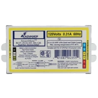 ADVANCE BALLAST RCF2S18M1BSQS35M ELE BALLAST (2) 18W CFL (4-PIN) 120V
