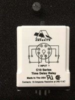 AMPERITE 24DC160C TIME DELAY RELAY, SPST-NC, 60SEC, 24VDC; CONTACT CONFIGURATION:SPST-NC; NOM INPUT VOLTAGE:24VDC; DELAY TIME RANGE:0.1S TO 60S; TIMING ADJUSTMENT:KNOB;