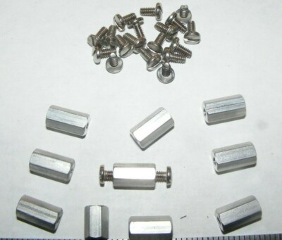 STANDOFF SPACER 1/4IN .375IN HEX ALUM EACH