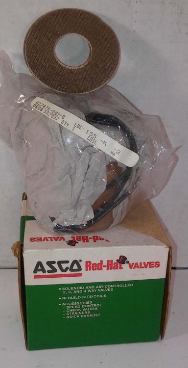 ASCO 027476-002-D-240 COIL 230/60 FOR SOLENOID VALVE