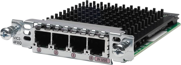 Four-port Voice Interface Card - FXO (Universal) Four-port Voice Interface Card - FXO (Universal)