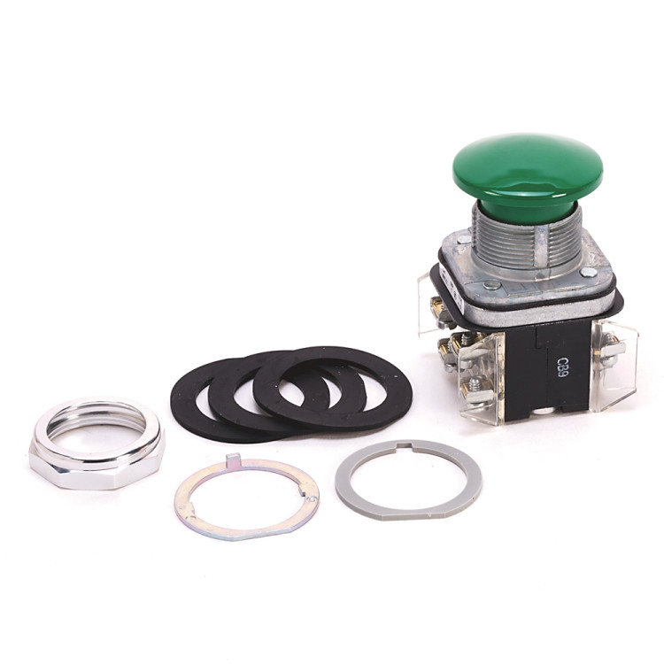 ALLEN BRADLEY 800T-KD1B PUSHBUTTON 600VAC 2POSITION GREEN 1NO/1NC ALLEN BRADLEY 800T-KD1B PUSHBUTTON 600VAC 2POSITION GREEN 1NO/1NC