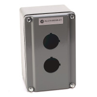 ALLEN BRADLEY 800T-6ZT PUSH BUTTON ENCLOSURE,FLUSH,6 HOLES (ONE VERTICAL ROW),TYPE 13