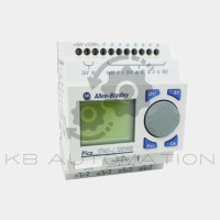 ALLEN BRADLEY 1760-L12BWB PICO CONTROLLER, 8 DIGITAL INPUTS, 4 RELAY OUTPUTS, 24V DC, W/ REAL TIME CLOCK