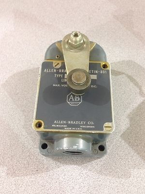 ALLEN BRADLEY 801-ASN21X LIMIT SWITCH LEVER TYPE 600VAC/DC BULLENTIN 801 ALLEN BRADLEY 801-ASN21X LIMIT SWITCH LEVER TYPE 600VAC/DC BULLENTIN 801