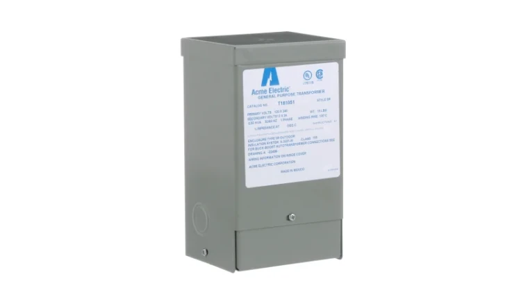 ACME ELECTRIC T-1-81051 BUCK-BOOST TRANSFORMERS 120 X 240 PRIMARY VOLT 12/24 SECONDARY VOLT SINGLE PHASE, 60 HZ ACME ELECTRIC T-1-81051 BUCK-BOOST TRANSFORMERS 120 X 240 PRIMARY VOLT 12/24 SECONDARY VOLT SINGLE PHASE, 60 HZ