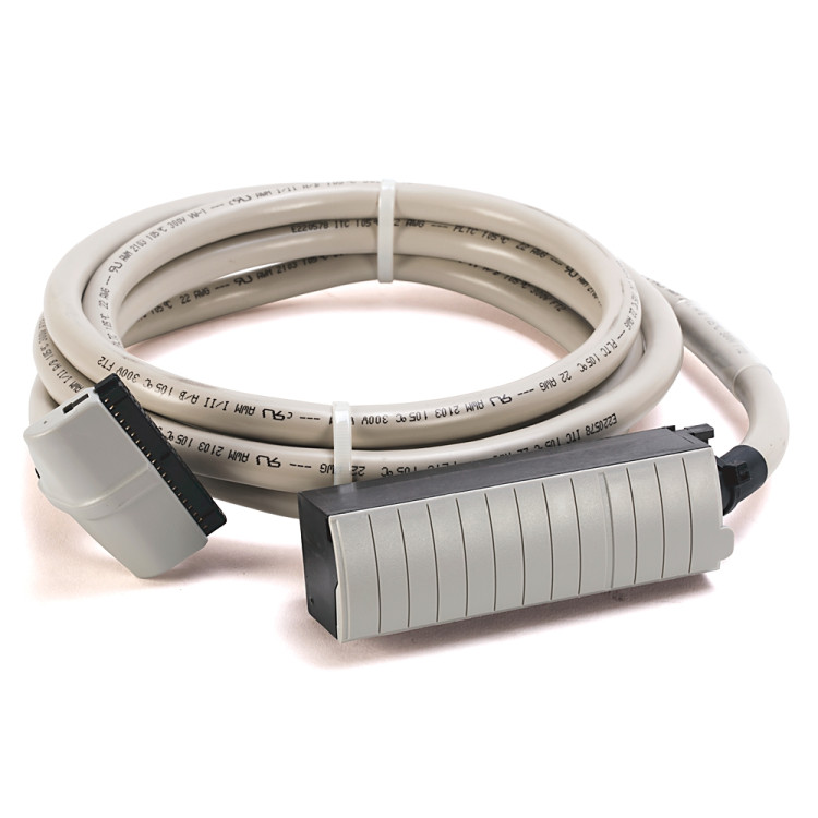 ALLEN BRADLEY 1492-CABLE025Z PRE-WIRED CABLE FOR 1756 32-PT I/O MODULES, 40 CONDUCTORS, #22 AWG, W/1756-TBCH CONNECTOR &IFM 40-PIN CONNECTOR, LENGTH 2.5 METER (8.2 FEET) ALLEN BRADLEY 1492-CABLE025Z PRE-WIRED CABLE FOR 1756 32-PT I/O MODULES, 40 CONDUCTORS, #22 AWG, W/1756-TBCH CONNECTOR &IFM 40-PIN CONNECTOR, LENGTH 2.5 METER (8.2 FEET)