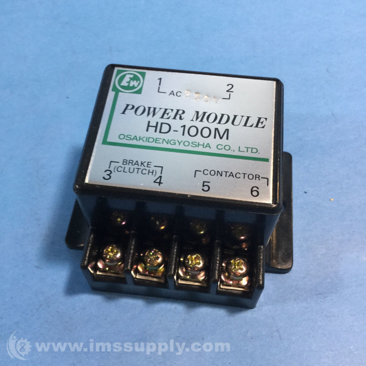 OSAKIDENGYOSHA HD-100M POWER MODULE BRAKE CONTROL 220VAC OSAKIDENGYOSHA HD-100M POWER MODULE BRAKE CONTROL 220VAC