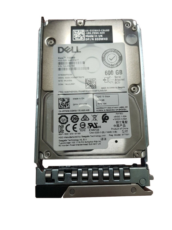 Винчестер DELL 600GB SFF 2.5" 400-AEEW Винчестер DELL 600GB SFF 2.5" 400-AEEW