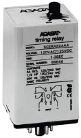 AGASTAT SCERX22ACA RELAY, TIME DELAY, DPDT, 1S TO 30S, 120VAC, 125VDC; CONTACT CONFIGURATION:DPDT; DELAY TIME RANGE:1S TO 30S; TIMING ADJUSTMENT:KNOB; RELAY MOUNTING:-;
