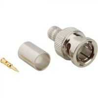 AMPHENOL 31-71065 RF/COAXIAL, BNC PLUG, STR, 75 OHM, CRIMP; SERIES:-; CONNECTOR TYPE:BNC COAXIAL; BODY STYLE:STRAIGHT PLUG; COAXIAL TERMINATION:CRIMP; IMPEDANCE:75OHM;