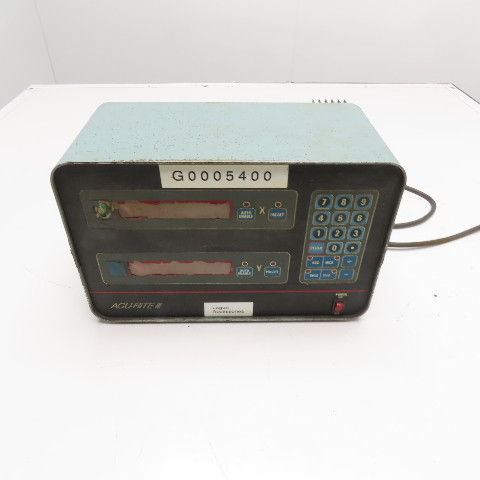 ACU RITE 387-5974000 DISPLAY MONITOR 115V .63AMP 60HZ ACU RITE 387-5974000 DISPLAY MONITOR 115V .63AMP 60HZ