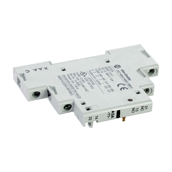 ALLEN BRADLEY 140A-C-ASA20 AUXILIARY CONTACT BLOCK FOR FLUSH MOUNTING, 2 N.O. ALLEN BRADLEY 140A-C-ASA20 AUXILIARY CONTACT BLOCK FOR FLUSH MOUNTING, 2 N.O.