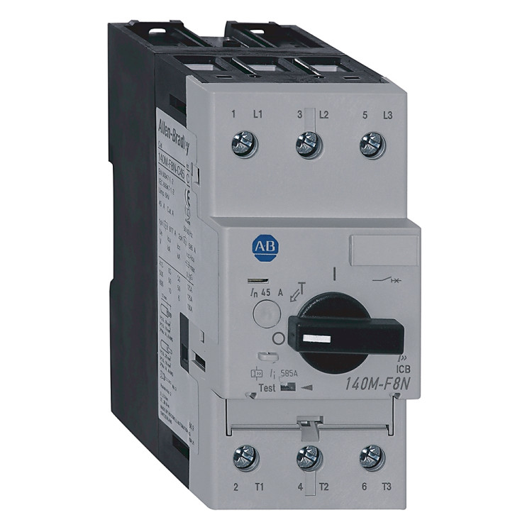 ALLEN BRADLEY 140M-F8E-C10 CIRCUIT BREAKER FOR MOTOR PROTECTION MPCB, SCREW TERMINALS, F-FRAME, 3 POLE, IE 10A, HIGH BREAK, FIXED MAGNETIC TRIP 13 X IE / ADJUSTABLE THERMAL, 6.3.10A, SINGLE PACK ALLEN BRADLEY 140M-F8E-C10 CIRCUIT BREAKER FOR MOTOR PROTECTION MPCB, SCREW TERMINALS, F-FRAME, 3 POLE, IE 10A, HIGH BREAK, FIXED MAGNETIC TRIP 13 X IE / ADJUSTABLE THERMAL, 6.3.10A, SINGLE PACK