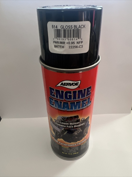 AERVOE INDUSTRIES 514 (PRICE/CA, 6EA/CA) ENGINE ENAMEL GLOSS BLK AERVOE INDUSTRIES 514 (PRICE/CA, 6EA/CA) ENGINE ENAMEL GLOSS BLK