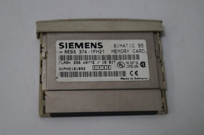 SIEMENS 6ES5-374-1FH21 MEMORY CARD FLASH 256KB/16BIT SIEMENS 6ES5-374-1FH21 MEMORY CARD FLASH 256KB/16BIT
