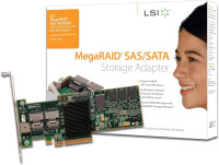LSI MegaRAID SAS 8708EM2 w/256MB WC and 1-SAS Cable for C200