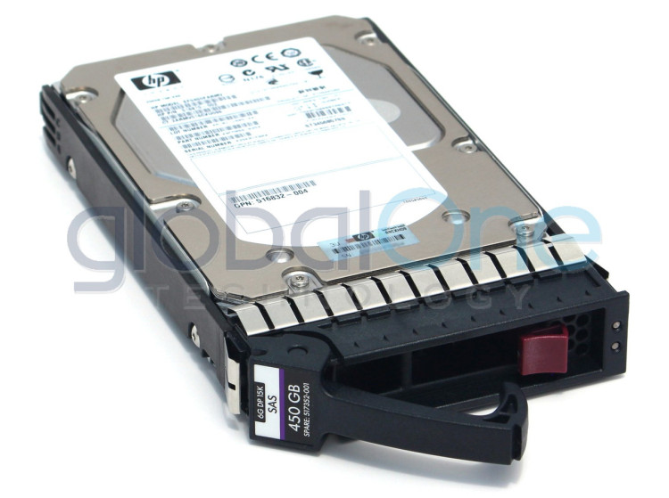 HP 450GB 6G SAS 15K rpm LFF (3.5-inch) Dual Port Hard Drive HP 450GB 6G SAS 15K rpm LFF (3.5-inch) Dual Port Hard Drive