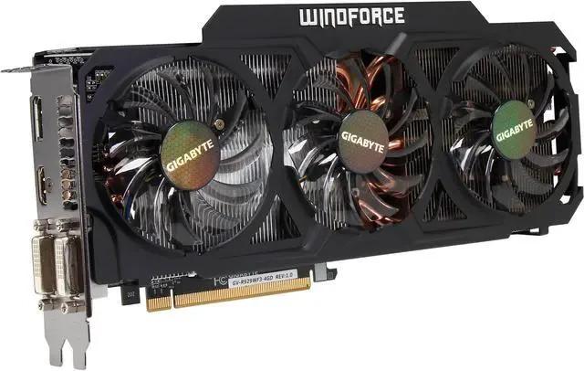 Видеокарта 4Gb Gigabyte GV-R929XWF3-4GD Radeon R9 290X 512-Bit GDDR5 PCI Express 3.0 Plug-in Видеокарта 4Gb Gigabyte GV-R929XWF3-4GD Radeon R9 290X 512-Bit GDDR5 PCI Express 3.0 Plug-in