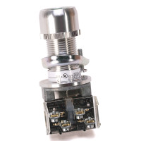 ALLEN BRADLEY 800H-AP2 HAZARDOUS LOCATION TYPE 7 9 MOMENTARY CONTACT PB, NON-ILLUMINATED., STANDARD BARREL LENGTH, FLUSH HEAD, BLACK, NO CONTACTS