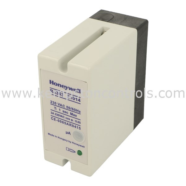 HONEYWELL R4343-E1014 RELAY FLAME DETECTOR 2AMP 230VAC 50/60HZ 1SEC MAX HONEYWELL R4343-E1014 RELAY FLAME DETECTOR 2AMP 230VAC 50/60HZ 1SEC MAX
