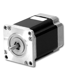 ADVANCED MICRO CONTROLS SM34-450 STEPPER MOTOR, SIZE 34, 450 OZ-IN, SINGLE SHAFT, 0.50 INCH SHAFT, DBL. FLAT