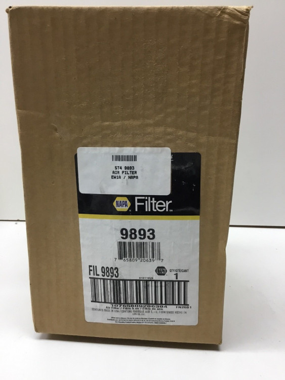 NAPA FILTERS AIR FILTER RADIAL SEAL OUTER 18.75HX9.165ODX5.27ID NAPA FILTERS AIR FILTER RADIAL SEAL OUTER 18.75HX9.165ODX5.27ID