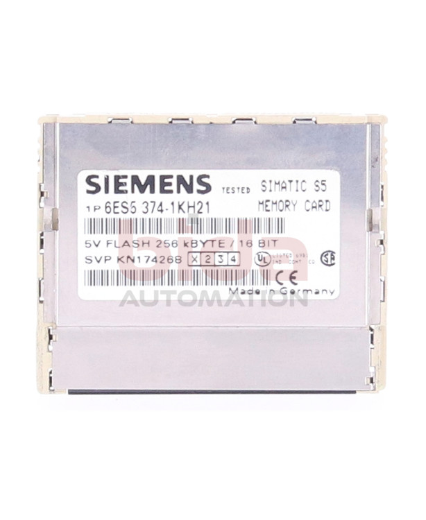 SIEMENS 6ES5-374-1KH21 MEMORY CARD S5 256K 5V FLASH LONG TYPE SIEMENS 6ES5-374-1KH21 MEMORY CARD S5 256K 5V FLASH LONG TYPE