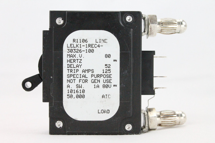 AIRPAX LELK1-1REC4-30326-80 LEL SERIES TOGGLE HANDLE CIRCUIT BREAKER AIRPAX LELK1-1REC4-30326-80 LEL SERIES TOGGLE HANDLE CIRCUIT BREAKER