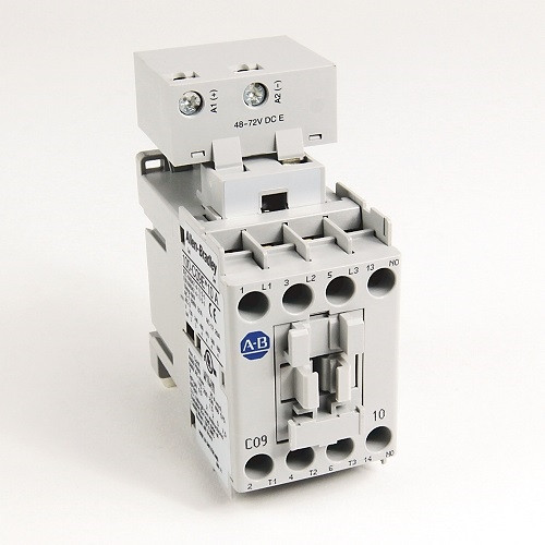 ALLEN BRADLEY 100-C09UKD10 CONTACTOR, SCREW TERMINALS, 4KW/400V, COIL 2 TERMINALS, COIL TERMINALS AT LOAD SIDE, CONTROL VOLTAGE 110V 50/60HZ, 1 N.O. AUXILIARY CONTACT, SINGEL PACK ALLEN BRADLEY 100-C09UKD10 CONTACTOR, SCREW TERMINALS, 4KW/400V, COIL 2 TERMINALS, COIL TERMINALS AT LOAD SIDE, CONTROL VOLTAGE 110V 50/60HZ, 1 N.O. AUXILIARY CONTACT, SINGEL PACK