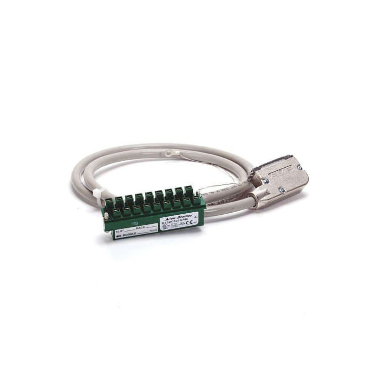 ALLEN BRADLEY 1492-ACAB025C69 PREWIRED CABLE FOR 1769-IR6 RTD ANALOG INPUT, 20 CONDUCTORS, #22 AWG, SHIELDED, W1769-RTBN18 CONNECTOR & AIFM 25-PIN D-SHELL CONNECTOR, LENGTH 2.5 MET