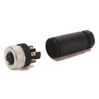 ALLEN BRADLEY 871A-TS5-NM3 CONNECTION SYSTEM, MINI TERMINAL CHAMBER, STRAIGHT, MALE, EXTERNAL THREADS, 5 PIN, CABLE DIA. 12 - 14 MM, 16AWG, NEMA 6, IP67