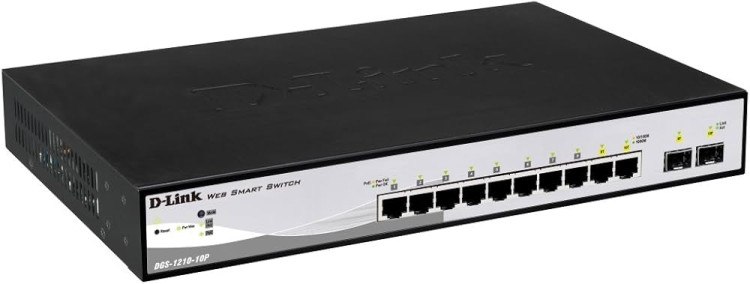 Коммутатор D-LINK DGS-1210-10P-C1A