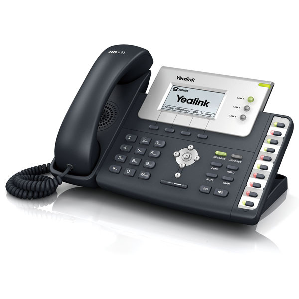 Телефон Yealink SIP-T26P, 3 линии,